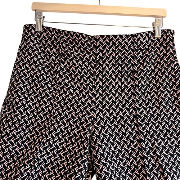 Anthropologie The Margot Kick-Flare Cropped Pants size L like new condition - Picture 8 of 14